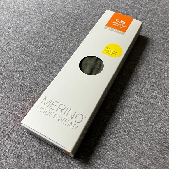 Icebreaker Men's Merino 150 Anatomica Briefs M Loden NWT - Picture 4 of 13